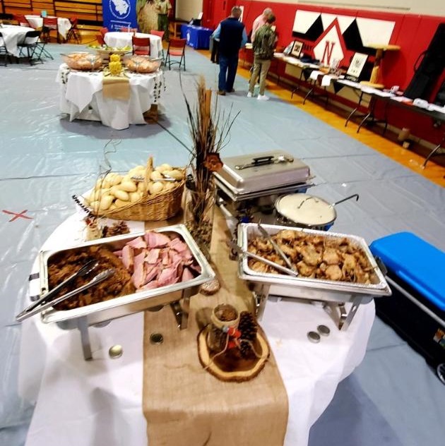 Bill & Fran's catering setup and food photo 24