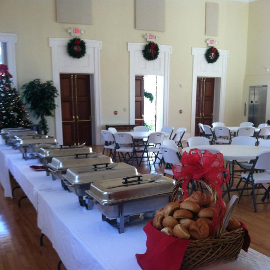 Bill & Fran's catering setup and food photo 9