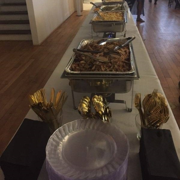 Bill & Fran's catering setup and food photo 28