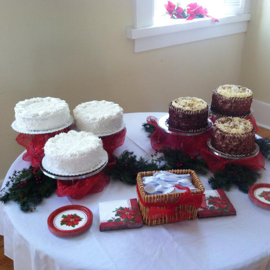 Bill & Fran's catering setup and food photo 10