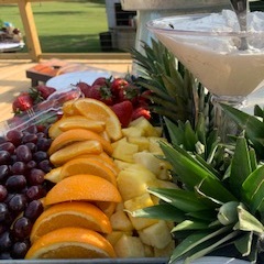 Bill & Fran's catering setup and food photo 41