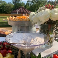 Bill & Fran's catering setup and food photo 42