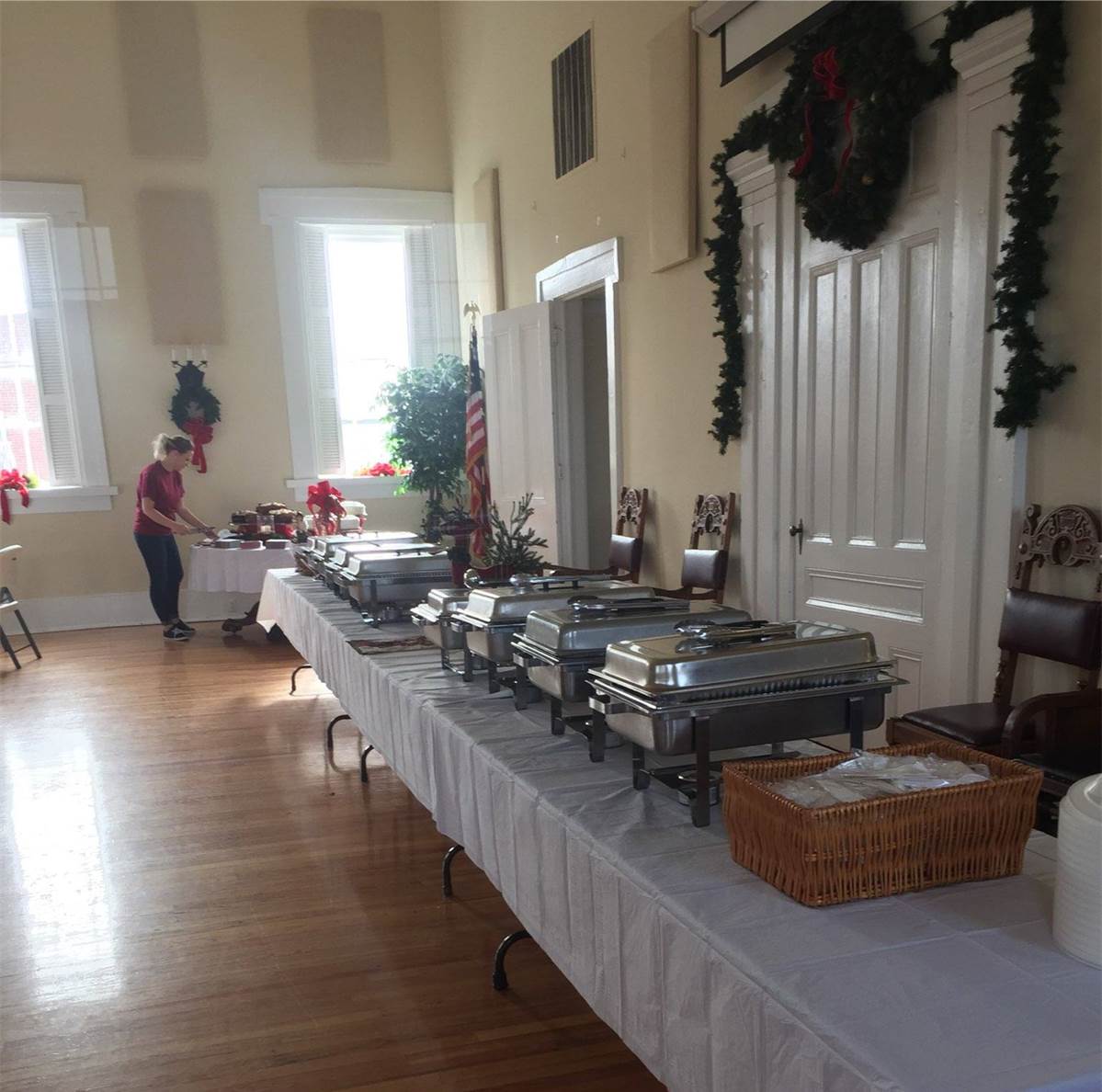 Bill & Fran's catering setup and food photo 12